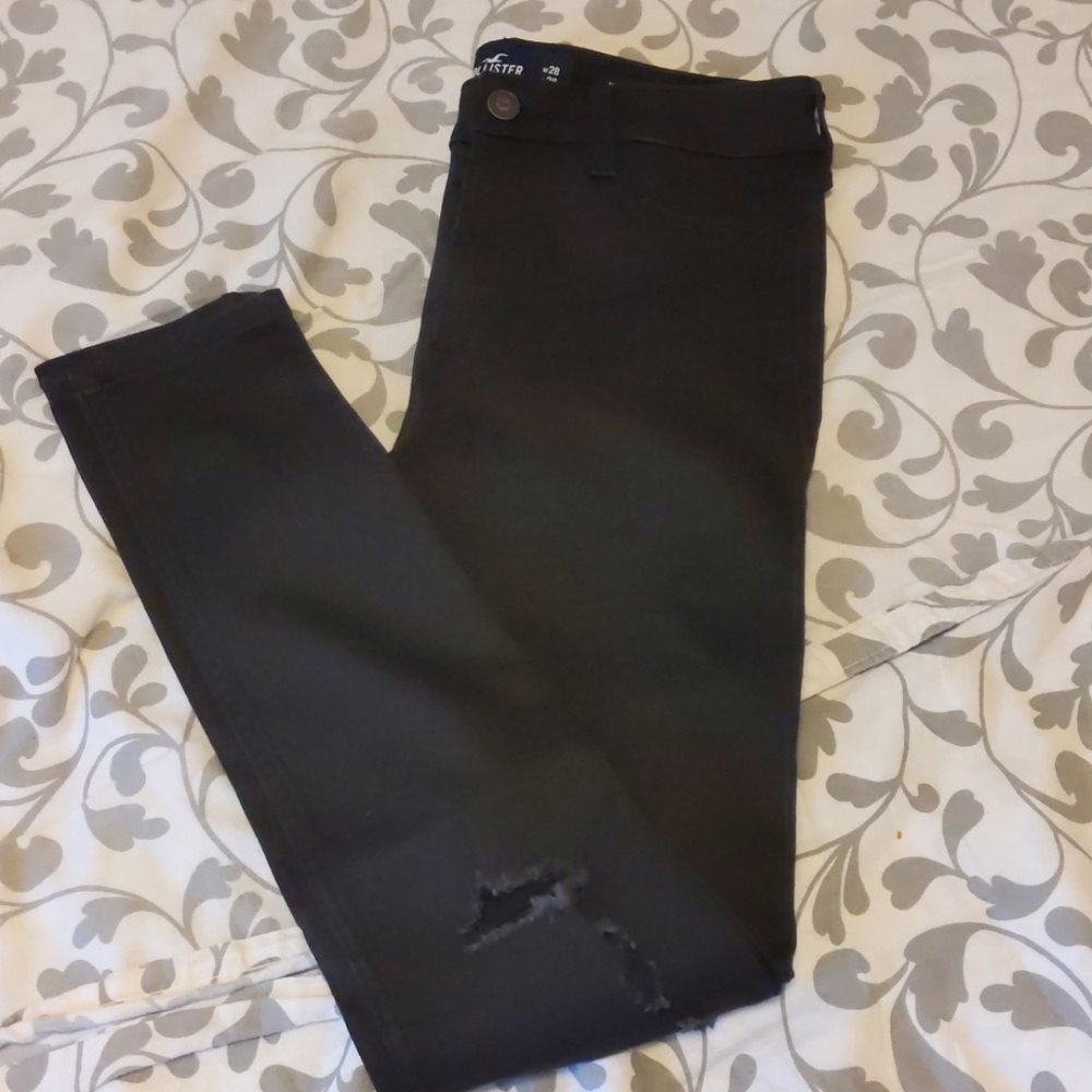 NWOT Hollister black jeans leggings